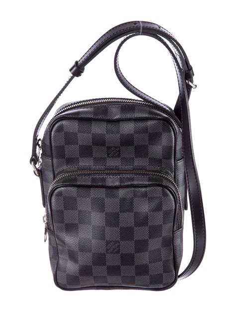 louis vuitton black checkered crossbody|louis vuitton crossbody checkered.